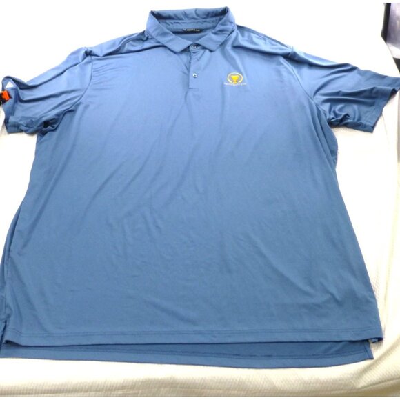Levelwear Presidents Cup Blue Polo Shirt 4XL - Picture 1 of 8